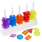 Miniland Translucent Sort & Count Abacolour-Can be used with light tables