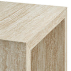 Modway Mirella Faux Travertine Side Table - Travertine-9