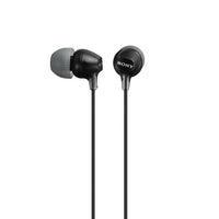 Sony Fashion Colour Ex Series Earbuds, Black-Comfortable fit:  Hybrid silicone earbuds provide long lasting comfort; small, medium and large earbuds are included to fine tune your fitment