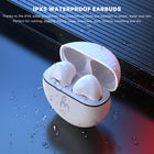 MyBat Pro Orbit True Waterproof Wireless Earbud - White-Touch Controls  Effortlessly manage music, calls, and voice assistants with intuitive touch sensitive controls