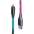 Helix Lucid LED USB-A to Lightning Cable-Reinforced Connectors