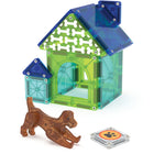 Magna-Tiles Dog House 13-Piece Magnetic Construction Set-Great for Gifting: Makes a great gift for animal-loving kids ages 3+