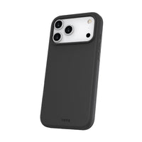 TUFF8 GlideAir Mag Rugged Case for iPhone 17 Pro Max - Black-Soft-touch Exterior: Features a silky-smooth finish that feels gentle in your hand while offering a secure grip