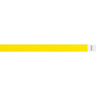 Merangue Tyvek Paper Wristbands - 100 Pack - Yellow-Security Wristbands