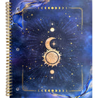 Mead Free Spirit Notebook, 160 Pages, 10-1/2" x 8", Moon Child-Durable paper cover available in a fashionable design with gold foil accents