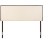 Modway Region Nailhead Upholstered Queen Headboard - Ivory-Nail button trim