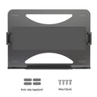 ShoppingAll Laptop VESA Mount Tray Clamp Bracket Attachment-Ergonomic Full Motion Adjustability: Elevating your laptop to your optimal height can reduce back pain and improve your posture. Bring your laptop to eye-level while working at your desk.