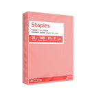 Staples 30% Recycled Pastel Coloured Copy Paper - Letter - 8-1/2" x 11" - Salmon - 500 Sheets-Attention-grabbing colours get your materials noticed