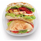 Rubbermaid TakeAlongs Square Food Storage Containers - 669 mL (2.9 Cup) - Ruby Red - 4 Pack-Microwave-safe base, top-rack dishwasher-safe, freezer-safe, and BPA-free