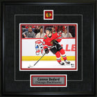 Connor Bedard Pin & Plate Chicago Blackhawks - Framed Print - 18" x 18"-Premium virtual frames