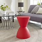 Modway Haste Backless Stool - Red-Convenient Storage Space