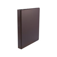 Staples Economy Round Ring Binder - 1/2" - Black-1/2" Storage, round ring, black binder with 100 page capacity