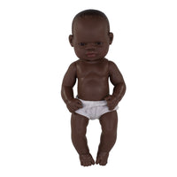 Miniland Anatomically Correct Newborn Doll - 12-5/8" - African Girl-Anatomically correct