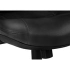 Monarch Specialties 7276 Multi-Position Office Chair - Black Leather-Look-Seat height: 18.50 in. to 22.25 in. H; seat dimensions: 21 in. W x 20 in. D; weight capacity: 300 lbs