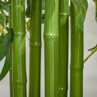HOMCOM 5.3' Artificial Bamboo Tree for Indoor Home Decor - Green-Colour: Green 
