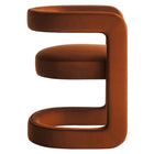 Modway Winslow Performance Velvet Barrel Accent Chair - Rust-Dense Foam Padding