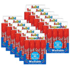 Kwik Stix Solid Tempera Paint Sticks - Red - 12/Pack - 12 Pack-Individual coloured Kwik Stix for the ones your use the most!
