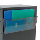 Staples Magnetic Wall File Pocket - Legal Size - Smoke-Colour: Smoke, Material: Plastic