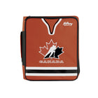 Hilroy Hockey Canada Classic Zipper Binder - 13-3/4" H x 12-1/8" W - Red-2" round ring