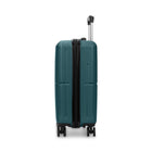 Swiss Mobility LYS 21.5" Hardside Carry-on Luggage - Teal-Double 360-degree spinner wheels for precise control and smooth, quiet rolling (8 wheels)