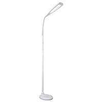 OttLite Natural Daylight LED Flex Floor Lamp - Clearsun - White-Proprietary exclusive OttLite ClearSun LED - reduces eyestrain by 51%