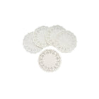 DBLG Import Round White Doilies - 4" - 100 Pack-Ideal for ages 3 and up