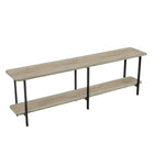 Manhattan Comfort Celine 70.87" Modern Console Table - Grey-10