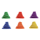 edxeducation Rainbow Pebbles - Set of 36 + 40 Activities-Double-sided activity cards challenge kids to build specific structures; sort, count, and sequence pebbles; and encourages imaginative design
