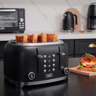 Salton NuRetro Digital 4 Slice Toaster - Midnight Black-8