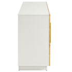 Modway Abel 59 Inch Burl Wood Sideboard Buffet TV Stand - White Bleached Burl-Assembly Required