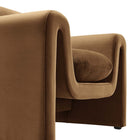Modway Waverly Performance Velvet Armchair - Brown-8