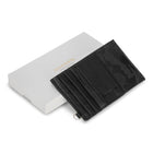 Champs Camo Leather Slim Cardholder - Black-Middle compartment