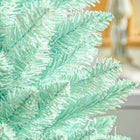 HOMCOM 6' Slim Artificial Christmas Tree - Gradient Blue-Colour: Gradient Blue 