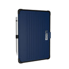 UAG Metropolis Folio Case for 9.7" iPad (2018, 2017)/iPad Air 2/Air - Black/Blue-Feather-light composite construction