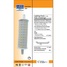 Northern Stars 15W Warmwhite LED JP118 Light Bulb, 2 Pack-10W, 120V