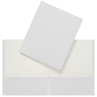 Staples 2 Pocket Portfolio - White - 25 Pack-Holds up to 100 sheets of Letter Size paper (50 per pocket)