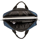 Vangoddy Adler Laptop Messenger Bag for Up to 15.6" Laptop - Navy Blue-Front zipper pocket, zipper compartment (behind the front zipper pocket) main laptop compartment, back zipper compartment, back velcro pocket, and adjustable shoulder strap