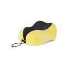 Reebok Travel Ergonomic Neck Pillow - Yellow-Maintaining cleanliness is effortless with the washable fabric of this pillow. Simply remove the cover and toss it in the washing machine, allowing you to enjoy a fresh and hygienic pillow every time you use it