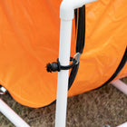 PawHut 13' L Dog Tunnel with 2 Support Brackets-Colour: Orange 