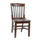 Flash Furniture HERCULES Series School House Back Walnut Wood Restaurant Chair-Wood Chair