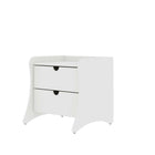 Manhattan Comfort Coney Mid-Century Modern Dresser and 2 Nightstands Set - White-30 Day Limited Manufacturer's Warranty