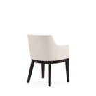 Manhattan Comfort Gansevoort 22.5" Modern Faux Leather Upholstered Dining Armchair - Cream - Set of 2-Made to Last. Commercial Grade Product