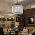 Modway Prosperity Chandelier - Brown-Crystal Bead Fillings