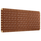 Modway Sparta Weave Wall-Mount Vegan Leather Queen Headboard - Natural Brown-Queen Size Headboard Only