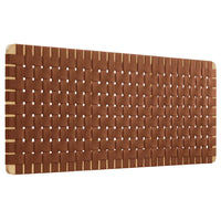 Modway Sparta Weave Wall-Mount Vegan Leather Queen Headboard - Natural Brown-Queen Size Headboard Only