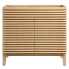 Modway Render 36" Bathroom Vanity Cabinet - Oak-Mid-Century Modern Vanity