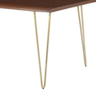 Modway Ardor 60" Live Edge Acacia Wood Acacia Wood Dining Table - Gold Walnut-7