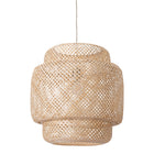 Zuo Finch Ceiling Lamp - Natural-Dimensions: 18.9" L x 18.9" W x 19.7" H