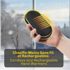 Handy Heater Instant Heat Portable Electric Handwarmers - 2 Pack-Durable construction: designed for repeated use and long-lasting performance in cold weather conditions
