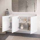 Modway Bryn 48" Wall-Mount Bathroom Vanity - White-Soft-Close Doors